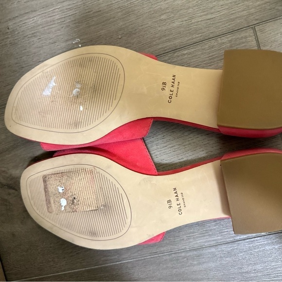 Cole Haan Geranium Calli Single Band Block Heel Slide Sandal - Size 9.5 - Picture 10 of 10